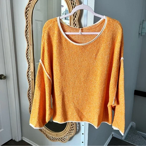Free People / Bardot cropped sweater - Picture 3 of 6